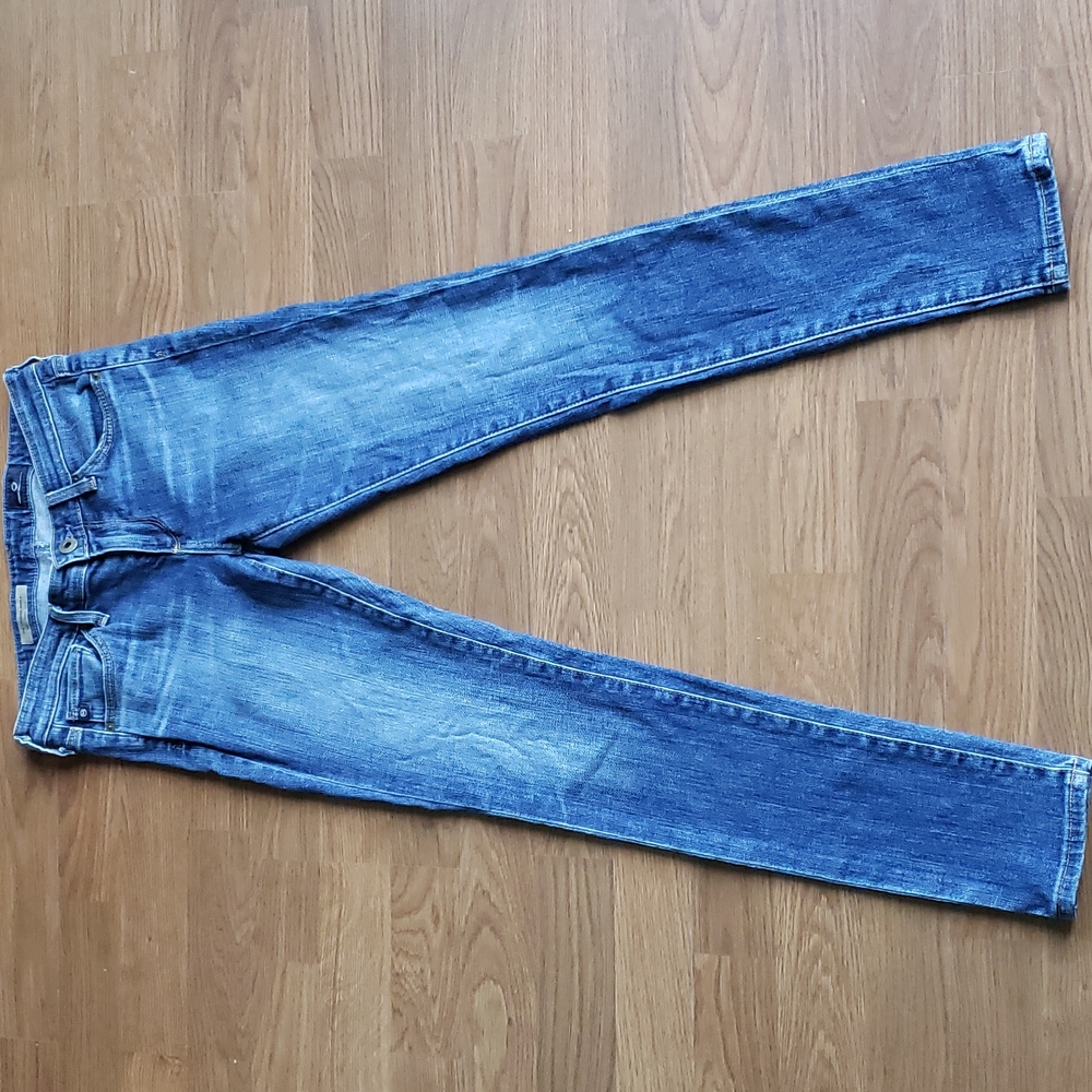 AG Adriano Goldschmied Super Skinny Ankle Stretch Jeans 👖 Size 25" Waist X 27"